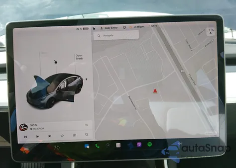 2020 Tesla Model 3 Long Range Dual Motor All-Wheel Drive z USA, uszkodzony, nr VIN 5YJ3E1EB5LF522076